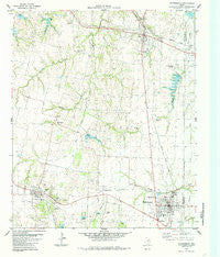 Whitewright Texas Historical topographic map, 1:24000 scale, 7.5 X 7.5 Minute, Year 1984