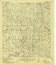 Whitsett Texas Historical topographic map, 1:62500 scale, 15 X 15 Minute, Year 1942