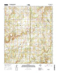 Whitt Texas Current topographic map, 1:24000 scale, 7.5 X 7.5 Minute, Year 2016