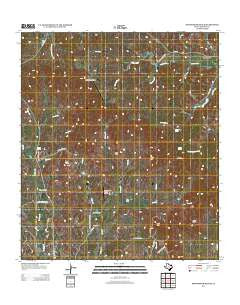 Whitworth Ranch Texas Historical topographic map, 1:24000 scale, 7.5 X 7.5 Minute, Year 2012