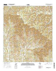 Whitworth Ranch Texas Current topographic map, 1:24000 scale, 7.5 X 7.5 Minute, Year 2016