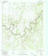 Whon Texas Historical topographic map, 1:24000 scale, 7.5 X 7.5 Minute, Year 1973