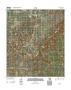 Whon Texas Historical topographic map, 1:24000 scale, 7.5 X 7.5 Minute, Year 2013