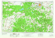 Wichita Falls Texas Historical topographic map, 1:250000 scale, 1 X 2 Degree, Year 1954