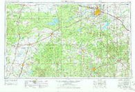 Wichita Falls Texas Historical topographic map, 1:250000 scale, 1 X 2 Degree, Year 1954