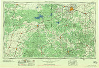 Wichita Falls Texas Historical topographic map, 1:250000 scale, 1 X 2 Degree, Year 1958
