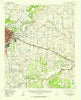 Wichita Falls East Texas Historical topographic map, 1:62500 scale, 15 X 15 Minute, Year 1957
