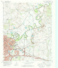 Wichita Falls East Texas Historical topographic map, 1:24000 scale, 7.5 X 7.5 Minute, Year 1972