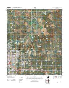 Wichita Falls East Texas Historical topographic map, 1:24000 scale, 7.5 X 7.5 Minute, Year 2013