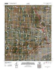 Wichita Falls West Texas Historical topographic map, 1:24000 scale, 7.5 X 7.5 Minute, Year 2010
