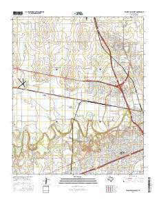 Wichita Falls West Texas Current topographic map, 1:24000 scale, 7.5 X 7.5 Minute, Year 2016