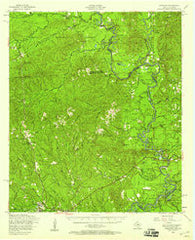 Wiergate Texas Historical topographic map, 1:62500 scale, 15 X 15 Minute, Year 1954