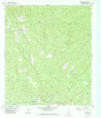 Wiergate Texas Historical topographic map, 1:24000 scale, 7.5 X 7.5 Minute, Year 1985