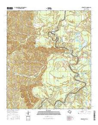 Wiergate SE Texas Current topographic map, 1:24000 scale, 7.5 X 7.5 Minute, Year 2016