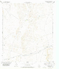 Wildhorse Draw Texas Historical topographic map, 1:24000 scale, 7.5 X 7.5 Minute, Year 1978