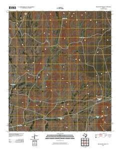 Wildhorse Draw Texas Historical topographic map, 1:24000 scale, 7.5 X 7.5 Minute, Year 2010