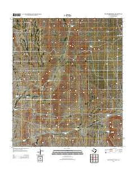 Wildhorse Draw Texas Historical topographic map, 1:24000 scale, 7.5 X 7.5 Minute, Year 2012