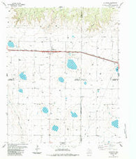 Wildorado Texas Historical topographic map, 1:24000 scale, 7.5 X 7.5 Minute, Year 1984