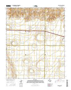 Wildorado Texas Current topographic map, 1:24000 scale, 7.5 X 7.5 Minute, Year 2016