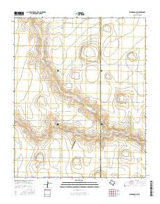 Wildorado SW Texas Current topographic map, 1:24000 scale, 7.5 X 7.5 Minute, Year 2016