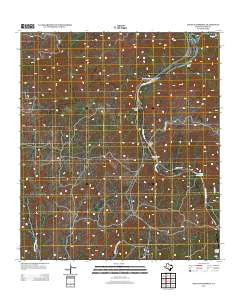 Wiley Waterhole Texas Historical topographic map, 1:24000 scale, 7.5 X 7.5 Minute, Year 2012