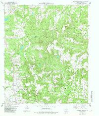 Wilkerson Mountain Texas Historical topographic map, 1:24000 scale, 7.5 X 7.5 Minute, Year 1982