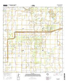 Willamar Texas Current topographic map, 1:24000 scale, 7.5 X 7.5 Minute, Year 2016
