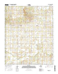 Williams Texas Current topographic map, 1:24000 scale, 7.5 X 7.5 Minute, Year 2016