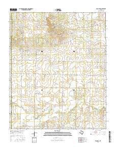 Williams Texas Current topographic map, 1:24000 scale, 7.5 X 7.5 Minute, Year 2016