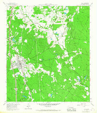 Willis Texas Historical topographic map, 1:24000 scale, 7.5 X 7.5 Minute, Year 1960