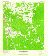 Willis Texas Historical topographic map, 1:24000 scale, 7.5 X 7.5 Minute, Year 1960