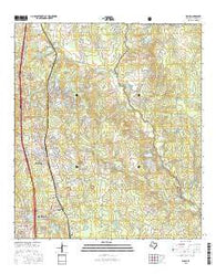 Willis Texas Current topographic map, 1:24000 scale, 7.5 X 7.5 Minute, Year 2016