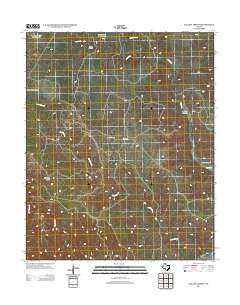 Willow Arroyo Texas Historical topographic map, 1:24000 scale, 7.5 X 7.5 Minute, Year 2012