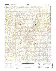 Willow Creek Texas Current topographic map, 1:24000 scale, 7.5 X 7.5 Minute, Year 2016