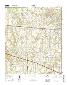 Wills Point Texas Current topographic map, 1:24000 scale, 7.5 X 7.5 Minute, Year 2016
