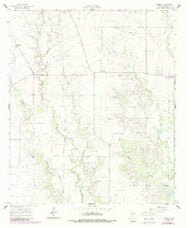 Wilmeth Texas Historical topographic map, 1:24000 scale, 7.5 X 7.5 Minute, Year 1961