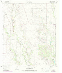 Wilmeth Texas Historical topographic map, 1:24000 scale, 7.5 X 7.5 Minute, Year 1961