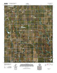 Wilmeth Texas Historical topographic map, 1:24000 scale, 7.5 X 7.5 Minute, Year 2010