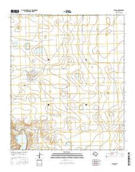 Wilson Texas Current topographic map, 1:24000 scale, 7.5 X 7.5 Minute, Year 2016