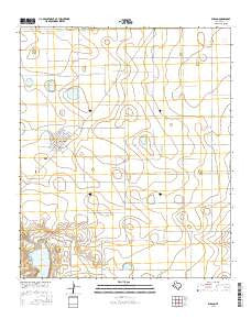 Wilson Texas Current topographic map, 1:24000 scale, 7.5 X 7.5 Minute, Year 2016