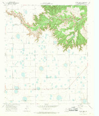 Wilson Creek Texas Historical topographic map, 1:24000 scale, 7.5 X 7.5 Minute, Year 1967