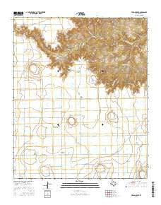 Wilson Creek Texas Current topographic map, 1:24000 scale, 7.5 X 7.5 Minute, Year 2016