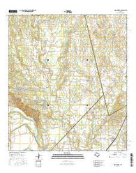 Winchester Texas Current topographic map, 1:24000 scale, 7.5 X 7.5 Minute, Year 2016