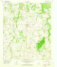 Windthorst Texas Historical topographic map, 1:24000 scale, 7.5 X 7.5 Minute, Year 1962