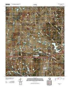 Winfield Texas Historical topographic map, 1:24000 scale, 7.5 X 7.5 Minute, Year 2010