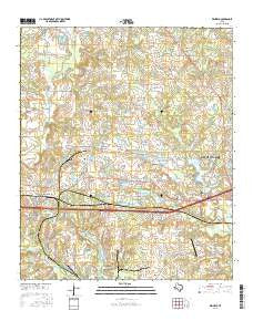 Winfield Texas Current topographic map, 1:24000 scale, 7.5 X 7.5 Minute, Year 2016