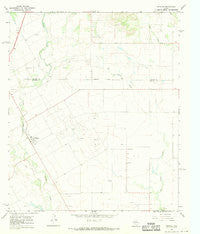 Wingate Texas Historical topographic map, 1:24000 scale, 7.5 X 7.5 Minute, Year 1967