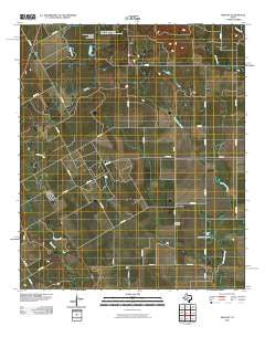 Wingate Texas Historical topographic map, 1:24000 scale, 7.5 X 7.5 Minute, Year 2010