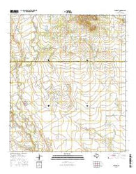 Wingate Texas Current topographic map, 1:24000 scale, 7.5 X 7.5 Minute, Year 2016