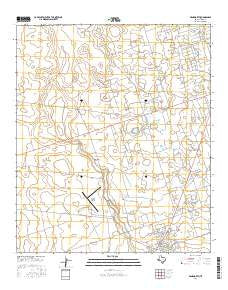 Wink North Texas Current topographic map, 1:24000 scale, 7.5 X 7.5 Minute, Year 2016